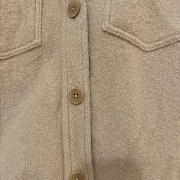 Wilfred Camel Button-Up Jacket Shacket - Picture 3 of 3